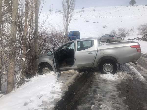 Kahramanmaraş’ın Afşin ilçesinde kar