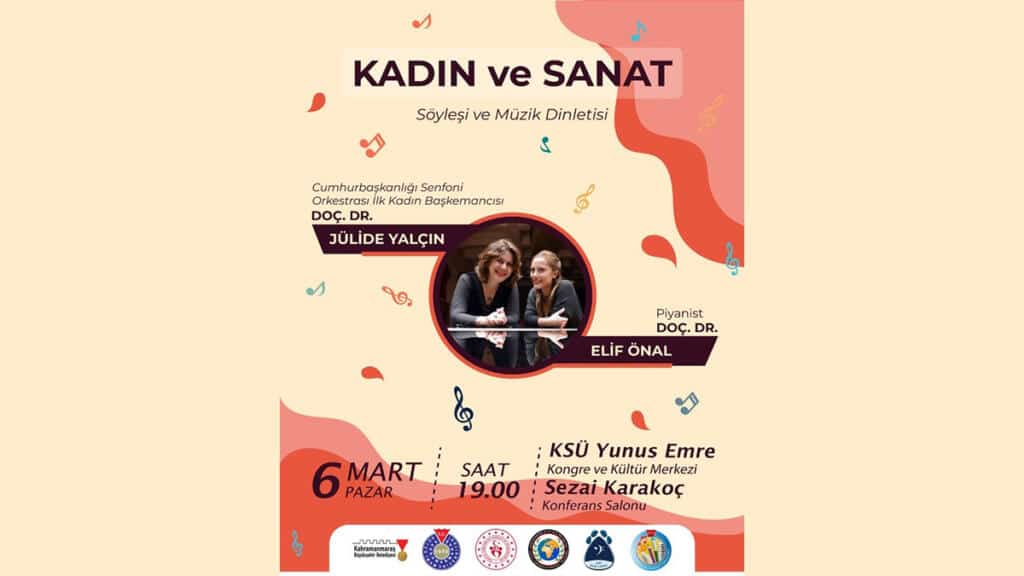 Büyükşehir’den ‘Kadın ve Sanat’ Söyleşisi ve Müzik Dinletisi