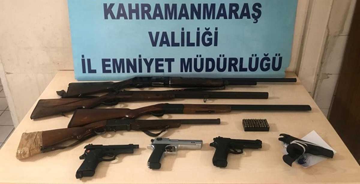 Kahramanmaraş İl Emniyet Müdürlüğü ekiplerinin son bir haftalık çalışmasında; 10