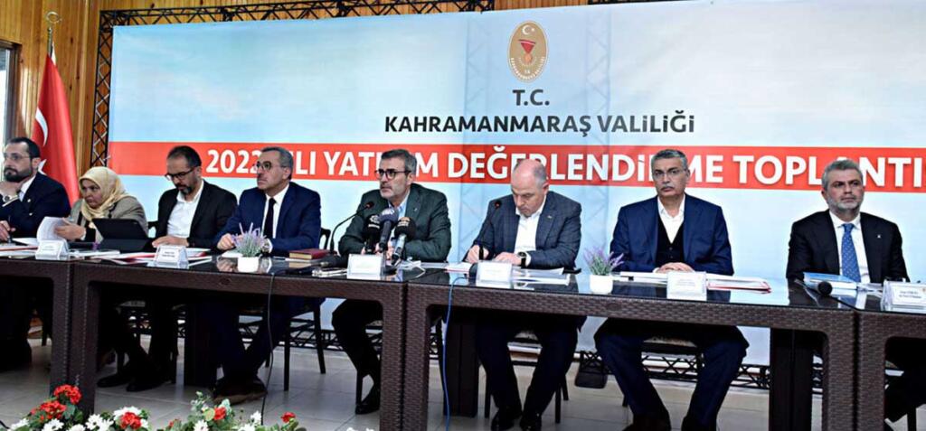 Kahramanmaraş Kuzey İlçeleri 2022 Yılı Yatırım Değerlendirme Toplantısı Yapıldı