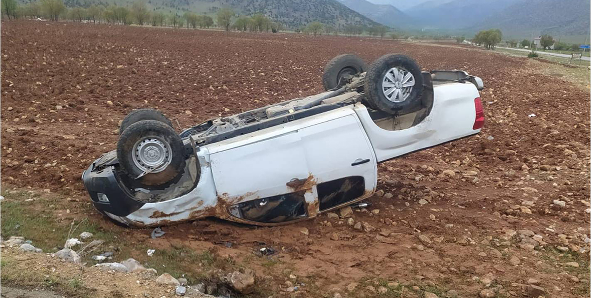 Kahramanmaraş’ın Nurhak ilçesinde sürücüsünün