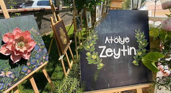 Atölye Zeytin  Hanımların El Sanatlarını Görücüye Çıkarttı