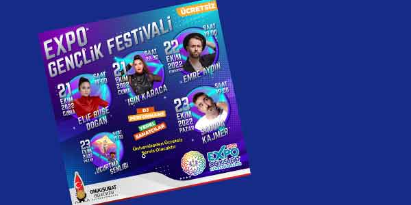 EXPO 2023 Gençlik Festivali’nde peş peşe 4 muhteşem konser
