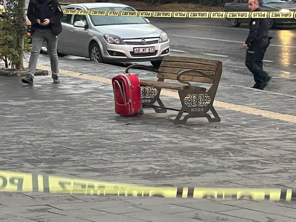 Kahramanmaraş’ta boş valiz polisi alarma geçirdi