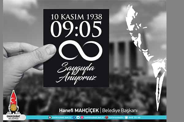 Başkan Mahçiçek; Gazi Mustafa Kemal Atatürk Türkiye Cumhuriyeti’nin Doğuşuna Öncülük Etmiştir