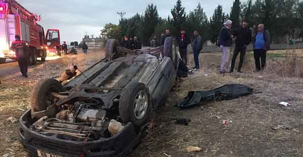Kahramanmaraş’ta Otomobil Takla Attı: 1 Ölü 3 Yaralı