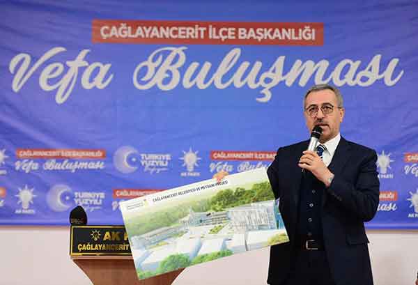 Başkan Güngör Çağlayancerit’e Yeni Yatırım Müjdeleri Verdi