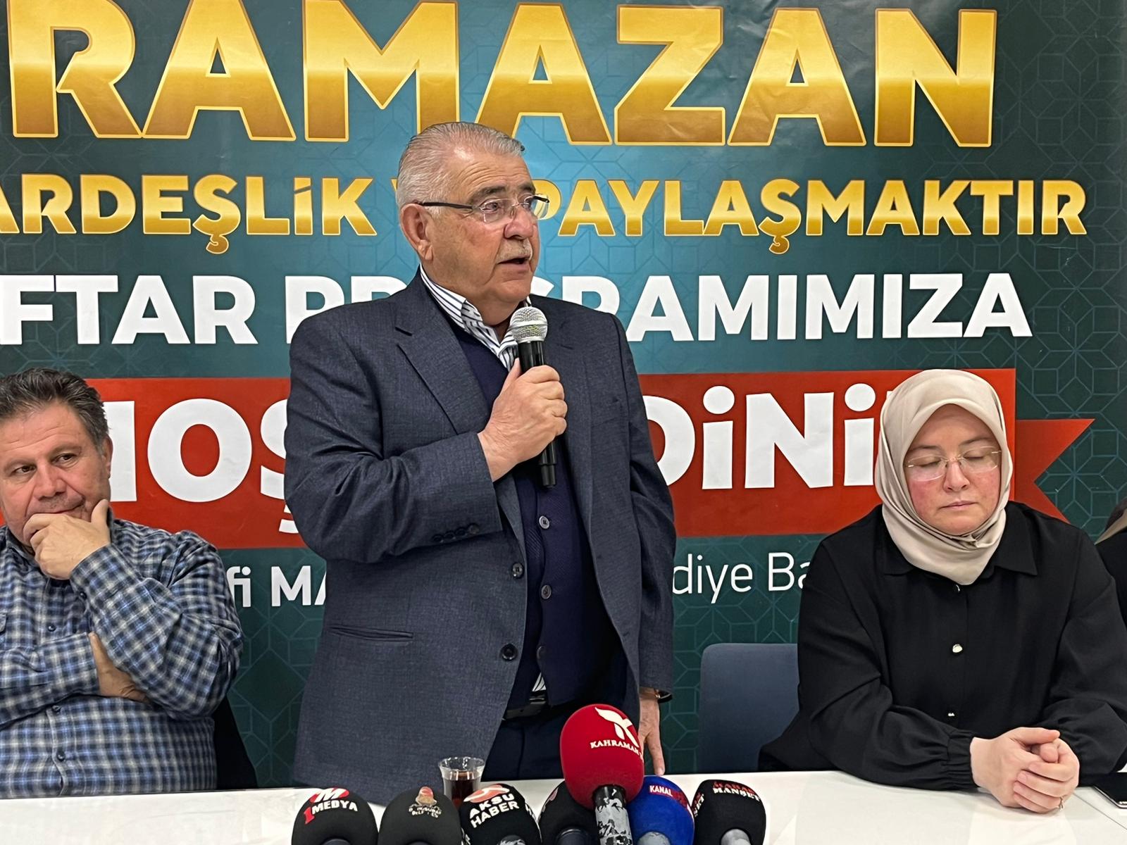 Başkan Mahçiçek; Kahramanmaraş’ı yeniden inşa edecek, model ve örnek bir