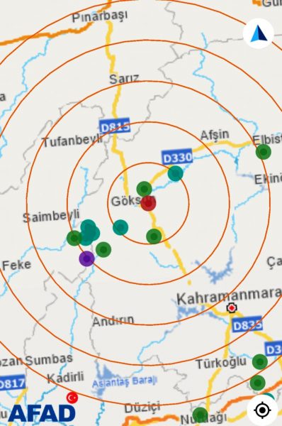 Göksun’da 4.7 büyüklüğünde deprem