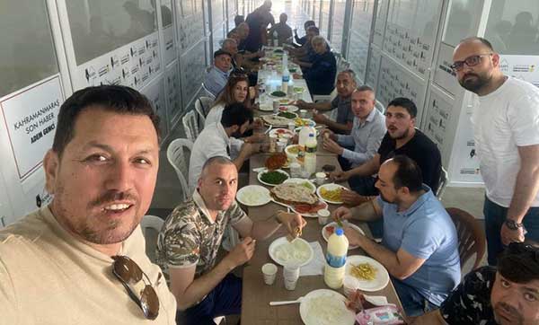 GAZETECİ İSMAİL KOYUNCU’DAN YEMEK