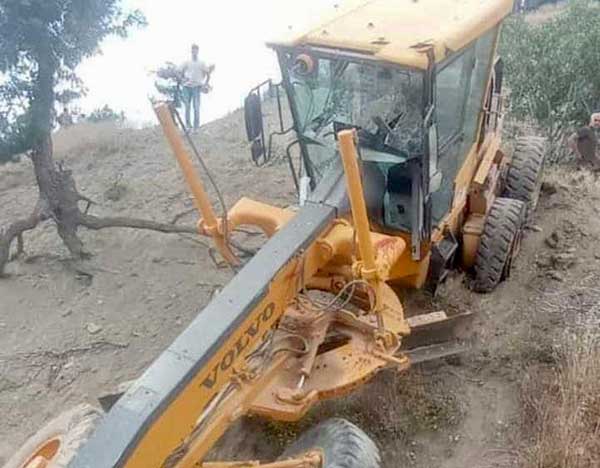 Pazarcık’ta greyderin freni boşaldı: 2 ölü