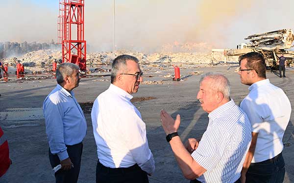 Başkan Güngör: “Kâğıt Fabrikasındaki Yangın Başarıyla Kontrol Altına Alındı”