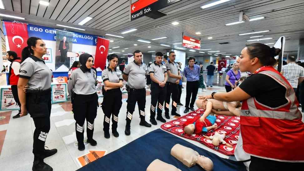 Ankara Büyükşehir Belediyesi’nden İlk Yardım Tatbikatı ANKARA – BHA Ankara