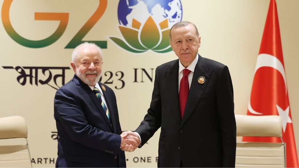 Cumhurbaşkanı Recep Tayyip Erdoğani G20 Liderler Zirvesi’nde Brezilya Devlet Başkanı