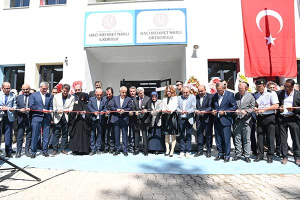 Başkan Güngör, Hacı Mehmet Narlı İlk ve Ortaokulu Açılış Törenine Katıldı