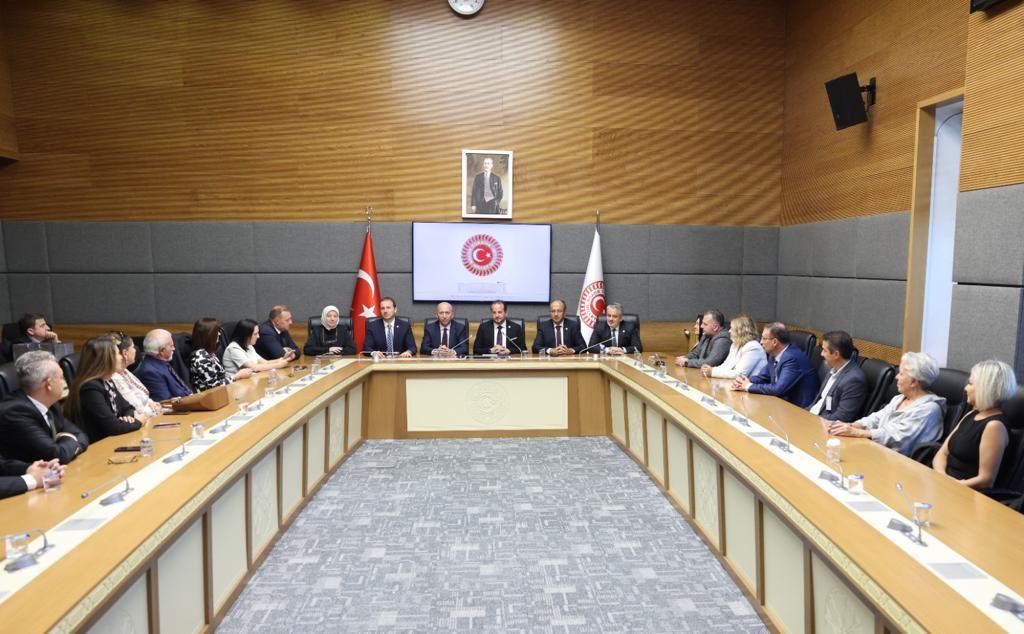 TBMM Balkan Ülkelerinin Dostluk Grubu Başkanları Balkan Vakfı ile bir araya geldi TBMM Balkan Ülkelerinin Dostluk Grubu Başkanları Balkan Vakfı ile bir