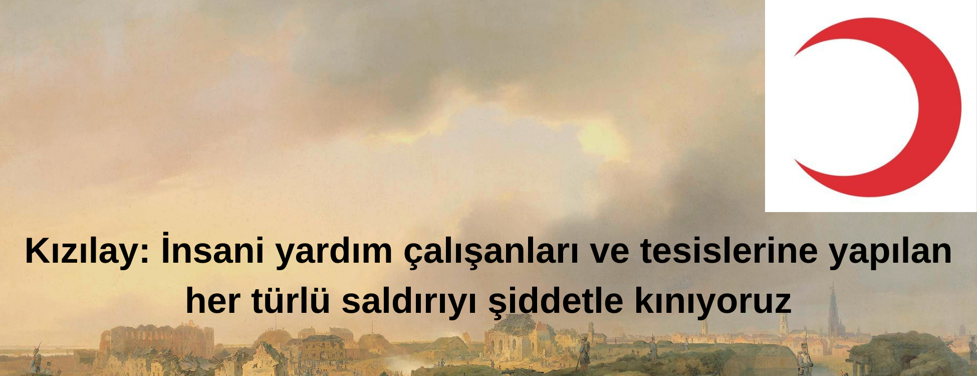 Türk Kızılayı, Gazze’de bulunan Filistin Kızılayı’na ait nsani yardım deposunun