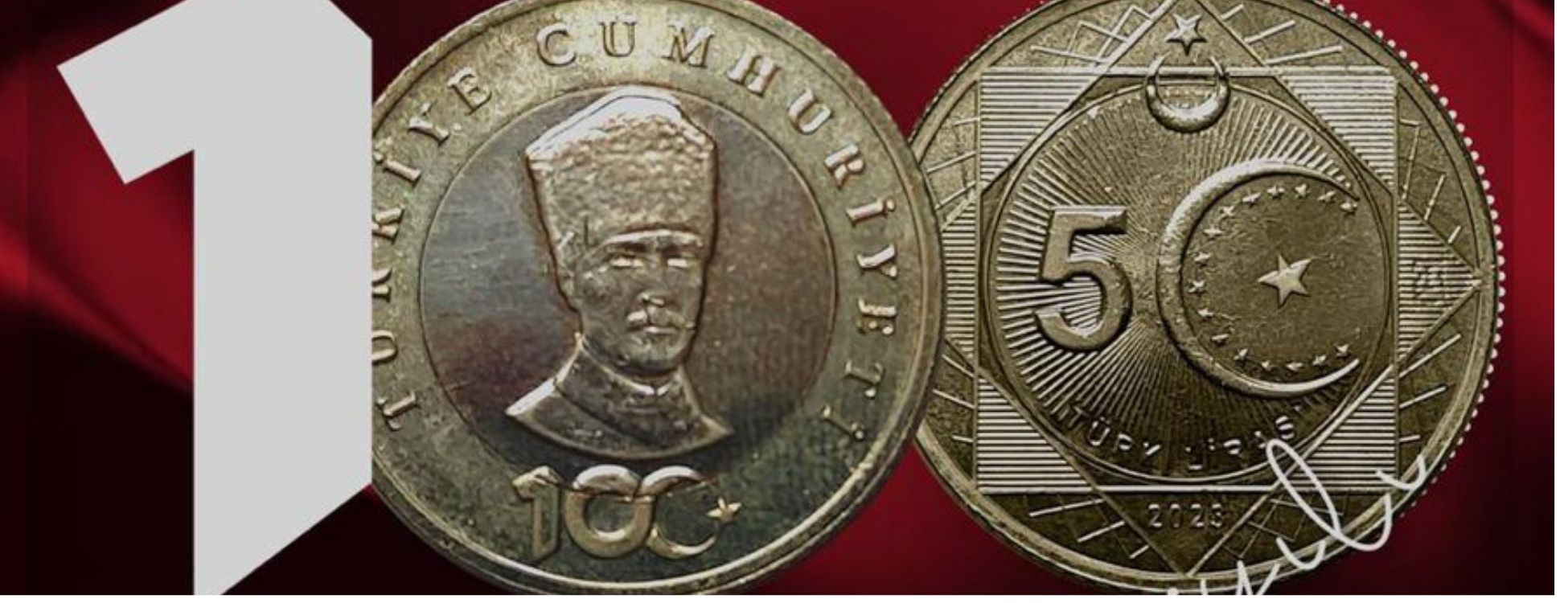 Hazine ve Maliye Bakanlığının, Cumhuriyet’in 100. yılı kapsamında darphaneye bastırdığı