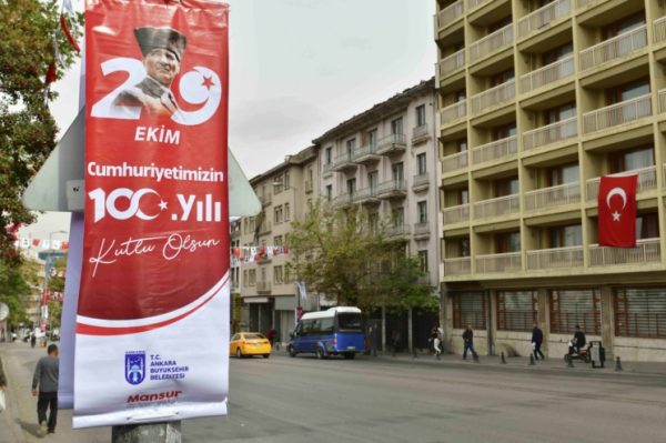 Başkent’te Cumhuriyet’in 100’üncü yılı kutlamaları