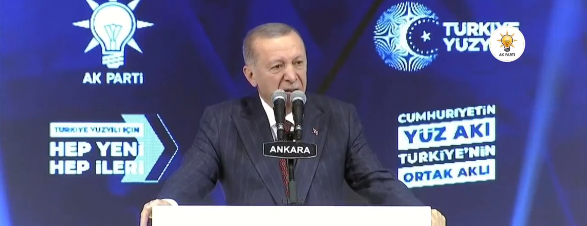 Cumhurbaşkanı Recep Tayyip Erdoğan AK Parti 4’üncü Olağanüstü Büyük Kongresi’nde