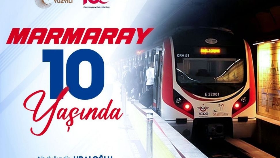 Cumhuriyet’in 100’üncü yılında Marmaray 10 yaşında! Cumhuriyet’in 100’üncü yılında Marmaray 10 yaşında! ANKARA – BHA Gebze-Halkalı