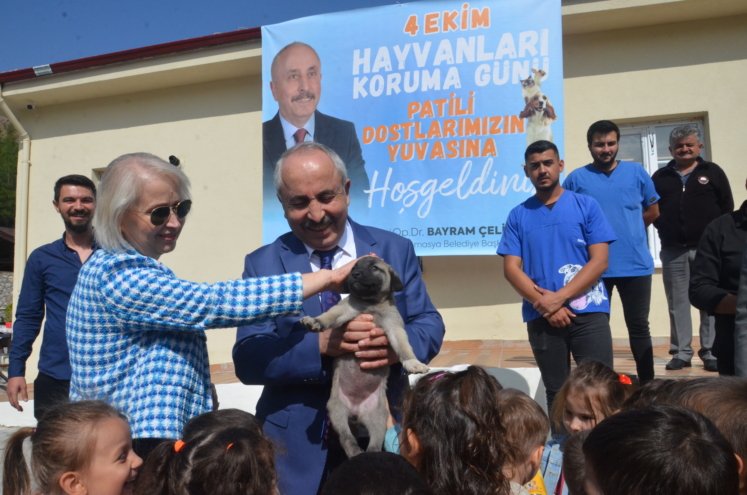 Amasya Belediyesi tarafından 4 Ekim Dünya Hayvanları Koruma Günü dolayısıyla