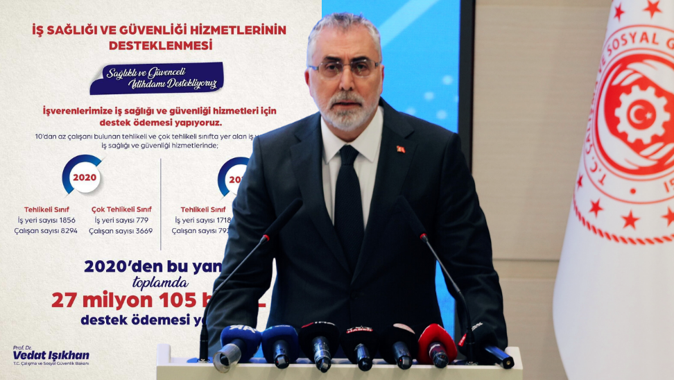 İş Sağlığı ve Güvenliği Hizmetlerinde önemli destek Çalışma ve Sosyal Güvenlik Bakanlığı, Türkiye genelinde 10’dan az çalışanı