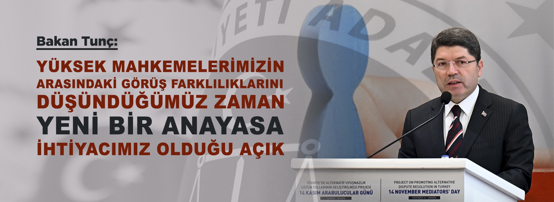 Adalet Bakanı Yılmaz Tunç, Yargıtay ile Anayasa Mahkemesi arasındaki görüş