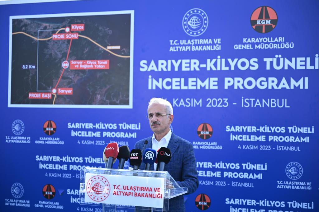 Bakan Uraloğlu: Sarıyer’e ulaşım süresi 35 dakikadan 5 dakikaya inecek