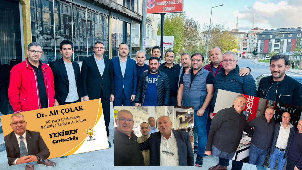 Dr. Ali Çolak AK Parti’den aday adayı; Yeniden Çerkezköy vurgusu Tekirdağ’ın sanayi bölgesi Çerkezköy’de uzun yıllar sağlık alanında hizmet veren