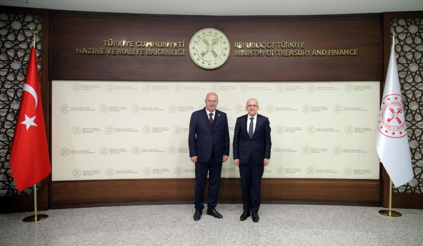 ATO Başkanı Baran, Hazine ve Maliye Bakanı Mehmet Şimşek’i ziyaret