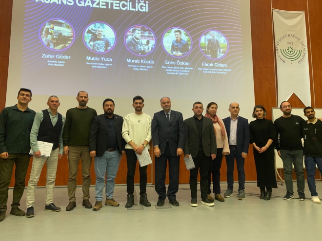 BAİBÜ’de “Ajans Gazeteciliği” adlı söyleşi gerçekleştirildi BOLU- Tevhide İrem ZORLU