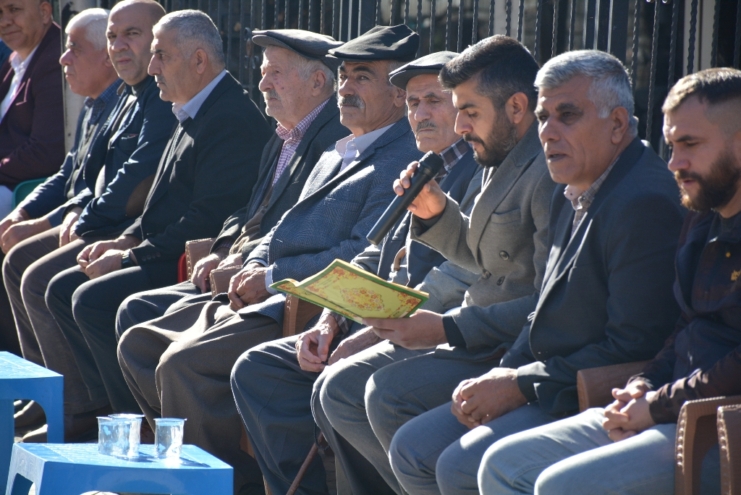 Şırnak’ta 12 şehit için mevlit programı Görümlü Beldesinde Yeni Mahalle