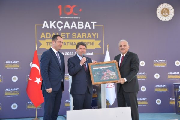 Akçaabat Adalet Sarayının temeli törenle atıldı