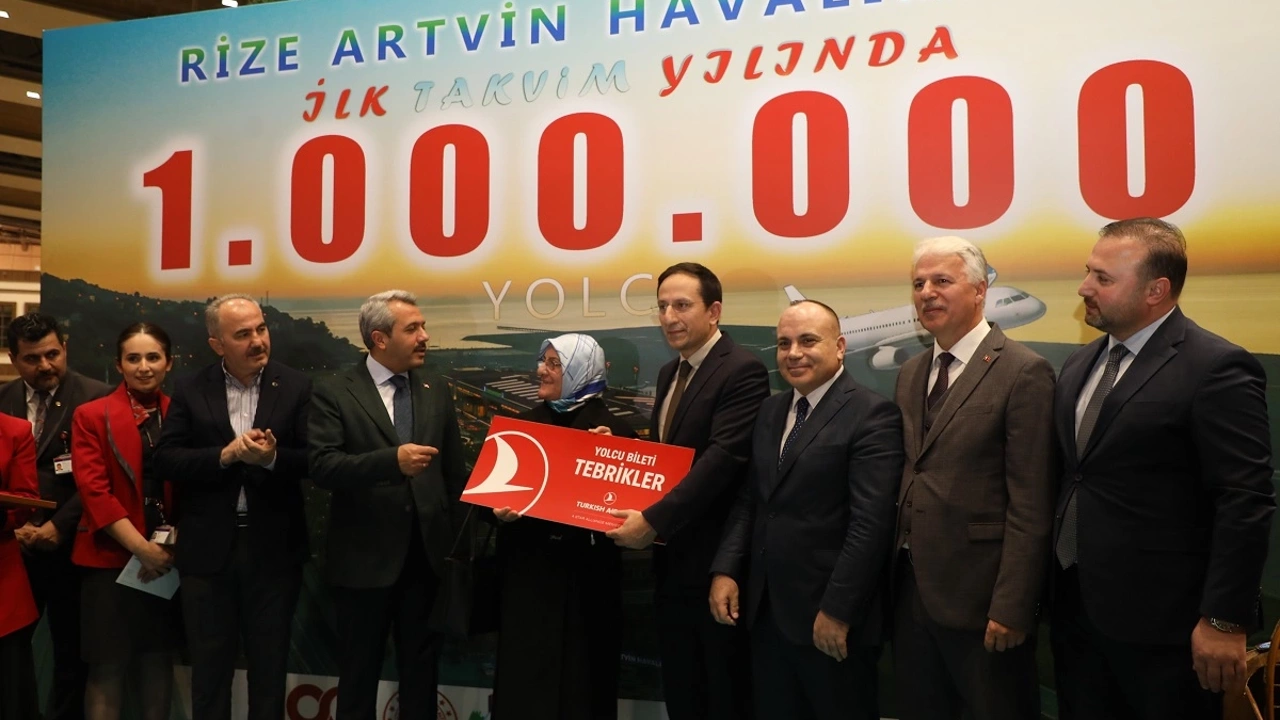 Rize-Artvin Havalimanında yolcu sayısı