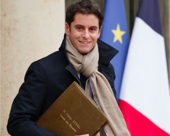 Fransa Cumhurbaşkanı Emmanuel Macron, yeni başbakan olarak 34 yaşındaki Gabriel