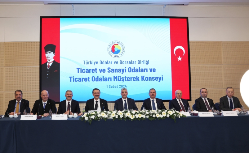 Başkan Baran, Bakan Bolat’ın katılımıyla “TOBB Ticaret ve Sanayi Odaları Müşterek konsey toplantısı’na katıldı Başkan Baran, Bakan Bolat’ın katılımıyla “TOBB Ticaret ve Sanayi Odaları