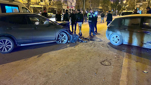 Kahramanmaraş’ta ilçe başkanı trafik kazasında yaralandı