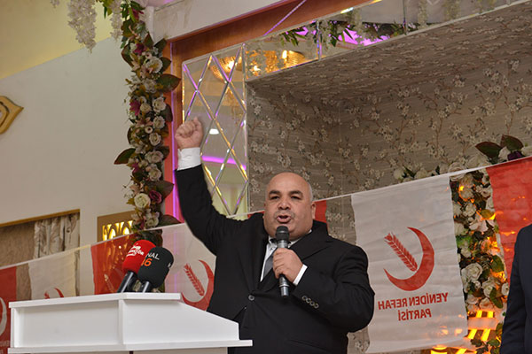 Yeniden Refah Partisi Dulkadiroğlu ilçe teşkilatına Dulkadiroğlu Muhtarlar Derneği Başkanı