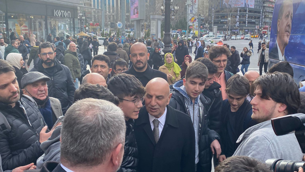 AK Parti Ankara Büyükşehir Belediye Başkan Adayı Turgut Altınok, Kızılay’da