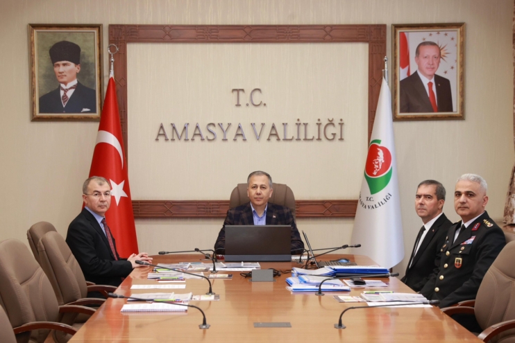 Betül Yılmaz/AMASYA-BHA Vali Yılmaz Doruk ve protokol üyeleri tarafından karşılanan