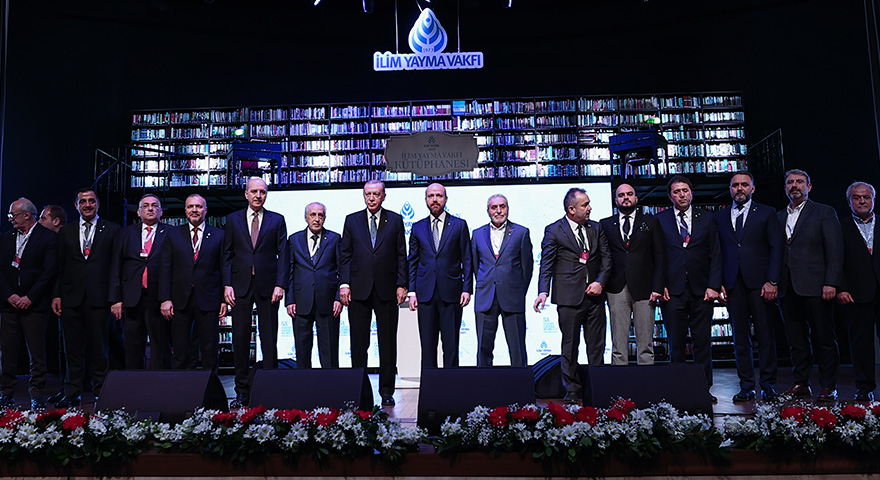 İlim Yayma Vakfı 53’üncü Olağan Genel Kurulu İstanbul’da Yapıldı Türkiye Büyük Millet Meclisi (TBMM) Başkanı Numan Kurtulmuş, Cumhurbaşkanı Recep