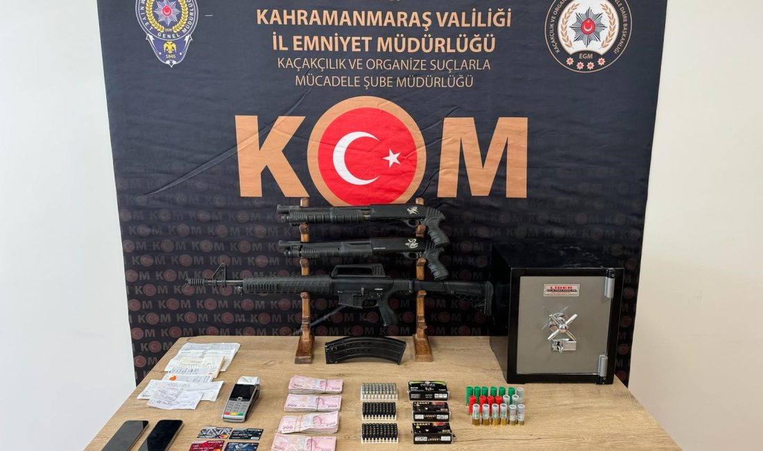 Kahramanmaraş’ta tefecilik operasyonu
Kahramanmaraş’ta polis