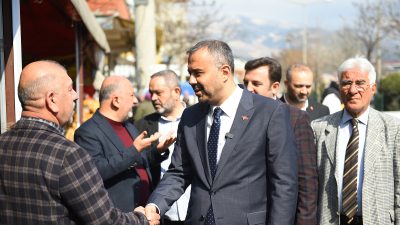 Seçim çalışmaları kapsamında ziyaretlerini sürdüren AK Parti Onikişubat Belediye Başkan