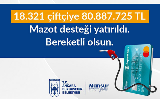 Ankara Büyükşehir Belediyesi (ABB), yerli üreticiye sağladığı desteği çeşitlendirerek sürdürüyor.