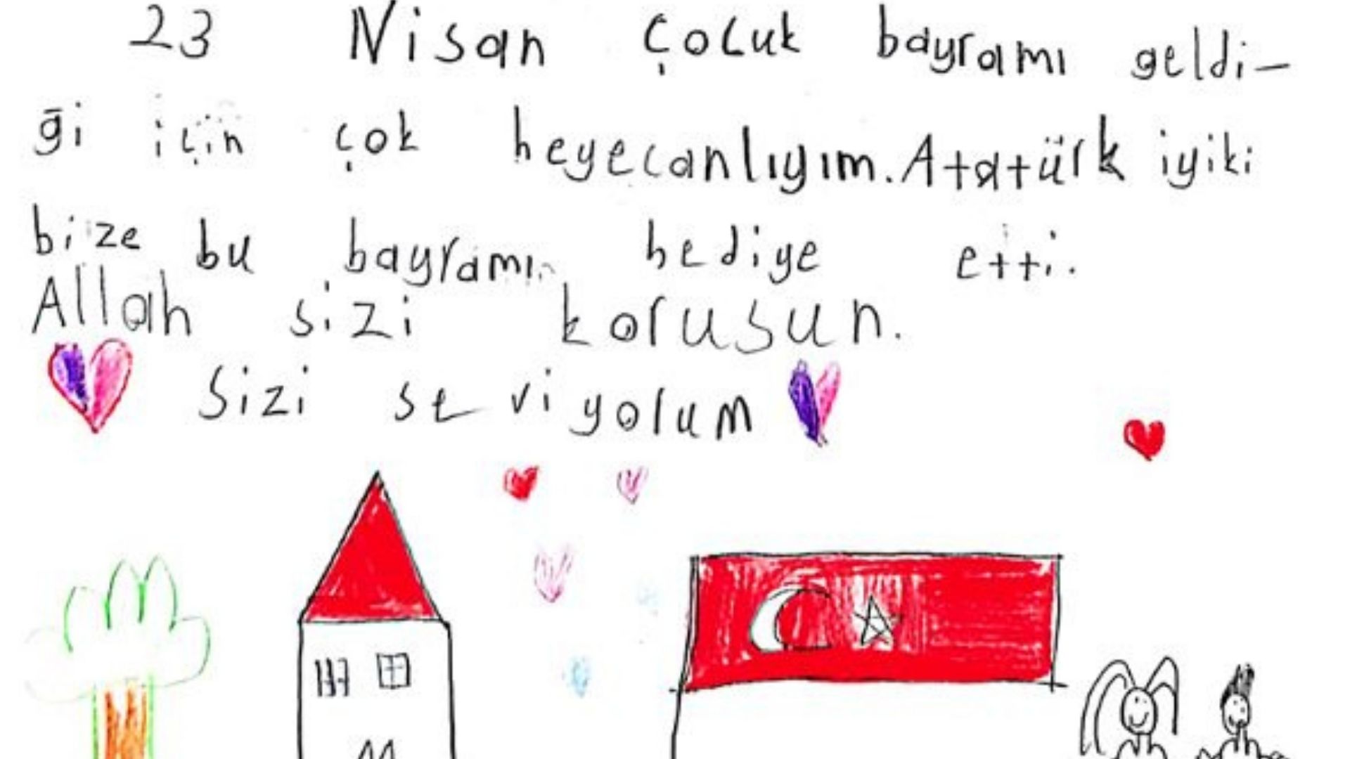 MİT çocukların 23 Nisan mektuplarını yayınladı; " Merhaba ajan amcalarım" 2 ankara bha 11