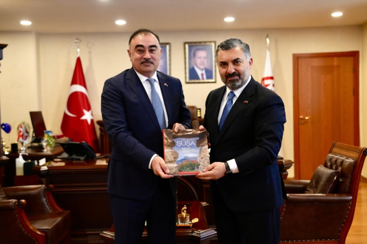   Azerbaycan Büyükelçisi Reşad Memmedov ve beraberindeki heyet iki