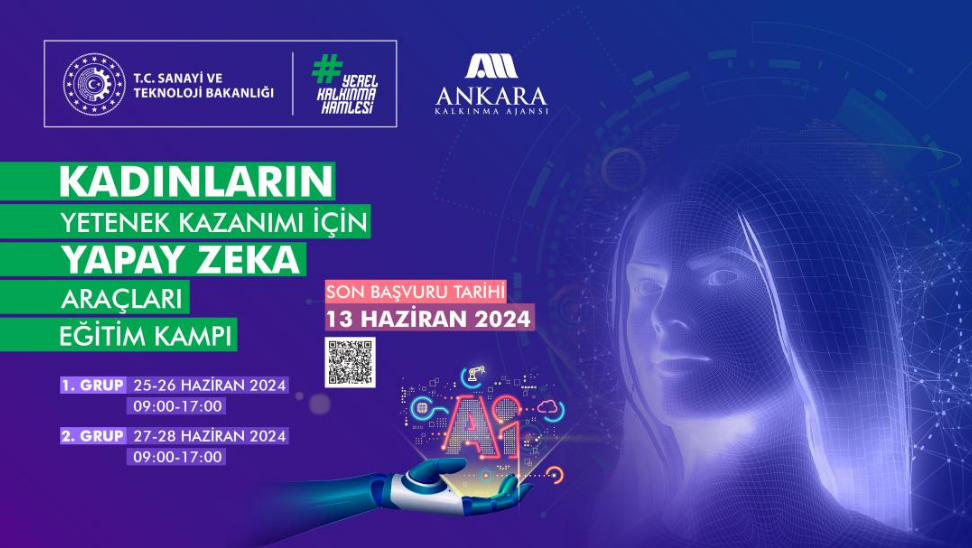 Kadınların yetenek kazanımı için yapay zeka araçlarının kullanımı eğitim kampı Başlıklar1 Kadınların yetenek kazanımı için yapay zeka araçlarının kullanımı eğitim