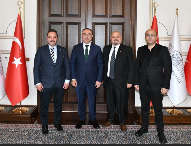 TİMBİR Genel Başkanı Dr. Süleyman Basa beraberinde TİMBİR Yönetim Kurulu