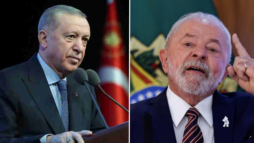   Cumhurbaşkanı Recep Tayyip Erdoğan, Brezilya Devlet Başkanı Luiz